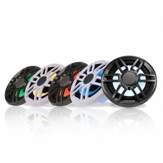 Fusion XS-FL65SPGW 6.5 PULGADAS Parlantes LED Sport Gris Y Blanco