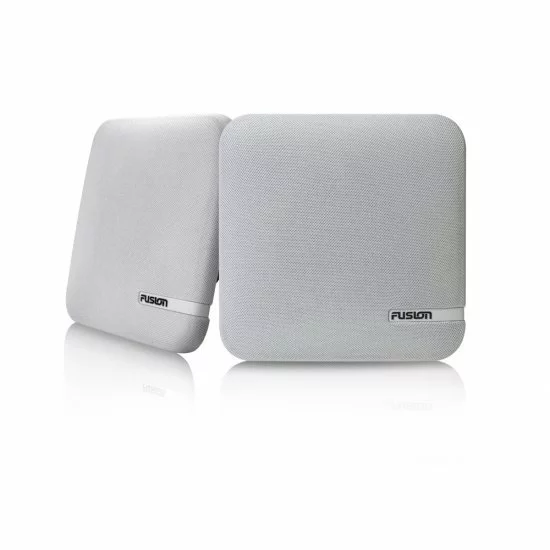 Fusion SM-X65CW Rejillas De Tela Para Altavoces De Montaje Poco Profundo, Color Blanco - Imagen 2