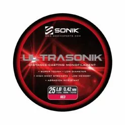 Sonik Ultrasonik Monofilamento Rojo 0.42mm 680m