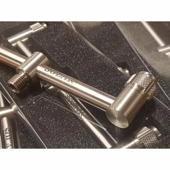 Solar Tackle Barras De Zumbador Fijas De 4 Varillas Solar P1 De 19 Pulgadas Incl. Convertidores De Poste De Portería - Imagen 3