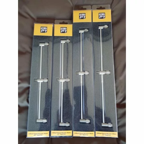 Solar Tackle Barras De Zumbador Fijas De 3 Varillas Solar P1 De 10 Pulgadas - Imagen 2