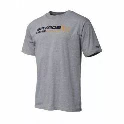 Savage Gear Signature Logo Camiseta Gris Melange