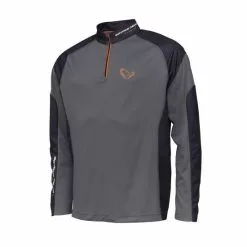 Camiseta Savage Gear Tournament Zip Sedona Grey