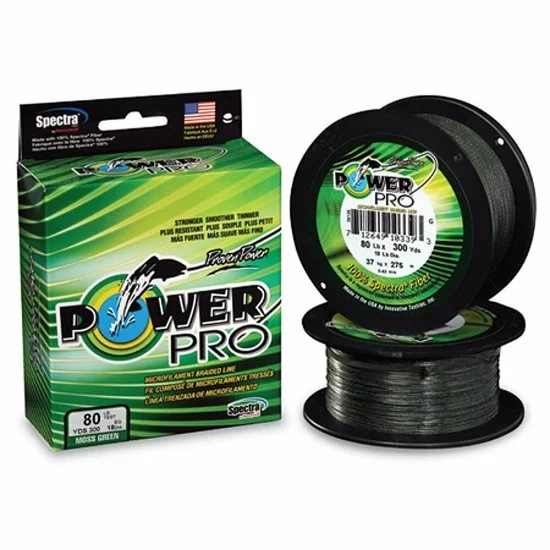 Shimano Power Pro Trenzado Line Moss Green 0.43mm 2740m