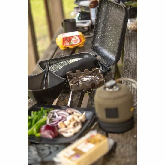 RidgeMonkey Connect Pan & Griddle XXL Granite Edition - Imagen 7