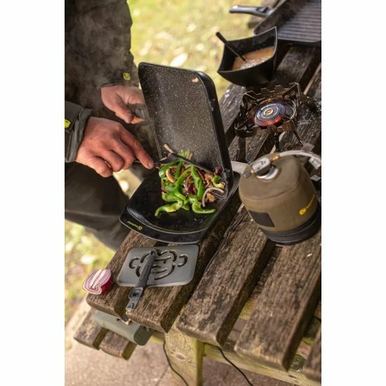 RidgeMonkey Connect Pan & Griddle XXL Granite Edition - Imagen 10