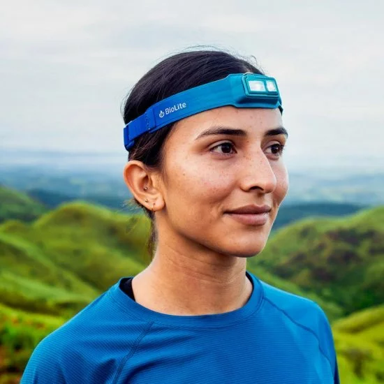 Linterna Frontal BioLite 425 Verde Azulado Azul Marino - Imagen 8