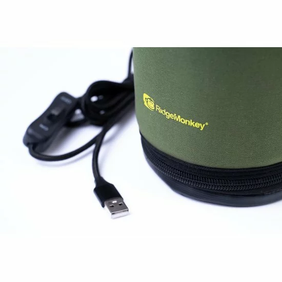 Ridgemonkey Ecopower - Tapa Para Depósito De Gas Con Calefacción USB - Imagen 3