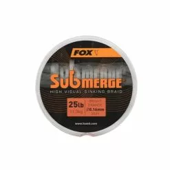 Trenza De Hundimiento Fox Submerge High Visual Naranja Brillante 25 Lb 300 M
