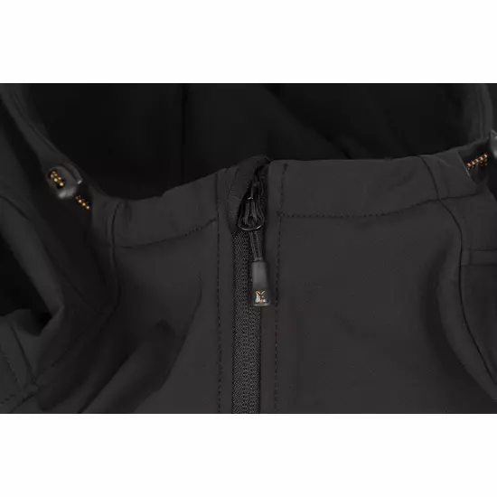 Fox Collection Sudadera Con Capucha Negra Y Naranja - Imagen 4