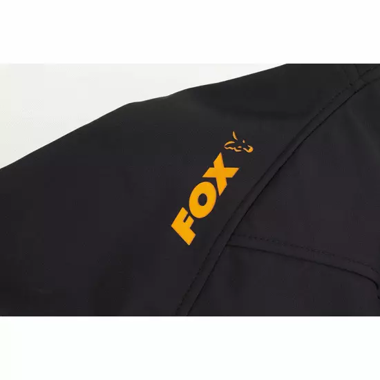Fox Collection Sudadera Con Capucha Negra Y Naranja - Imagen 6