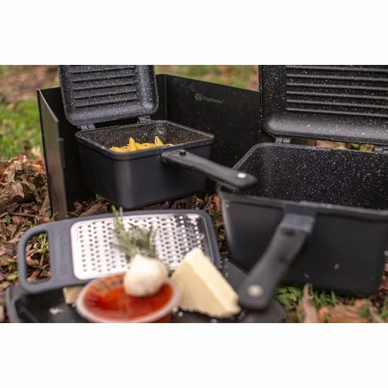 RidgeMonkey Connect Deep Pan & Griddle Standard Granite Edition - Imagen 9