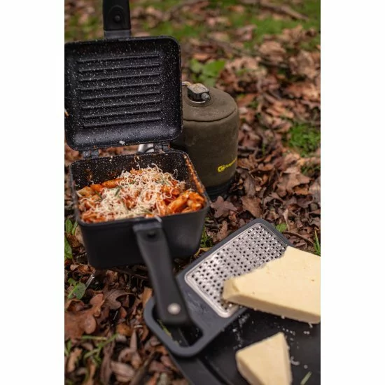 RidgeMonkey Connect Deep Pan & Griddle Standard Granite Edition - Imagen 10