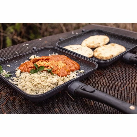 RidgeMonkey Connect Pan & Griddle XXL Granite Edition - Imagen 13