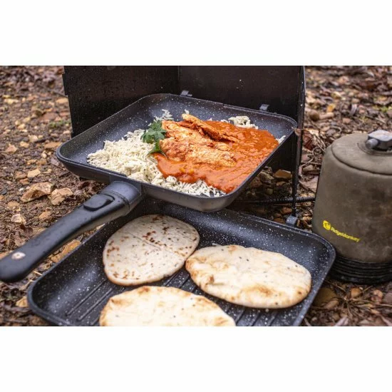 RidgeMonkey Connect Pan & Griddle XXL Granite Edition - Imagen 15