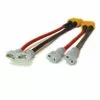 Jarocells XT60 Hembra A Conector De Hoja De 6,3 Mm Hembra 14AWG