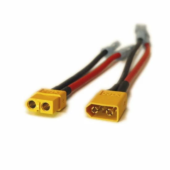 Jarocells XT60 Hembra A Conector De Hoja De 6,3 Mm Hembra 14AWG - Imagen 2