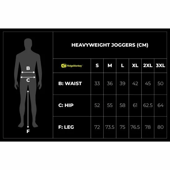 RidgeMonkey APEarel Joggers De Peso Pesado Verde - Imagen 7