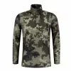 Korda Kool Quick Dry LS Cremallera Cuello Camo