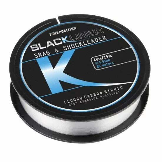 Pole Position Slackliner Snag Y Shock Leader FC Hybrid 0,55 Mm 80 M