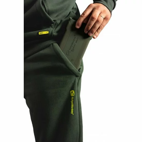 RidgeMonkey APEarel Joggers De Peso Pesado Verde - Imagen 3