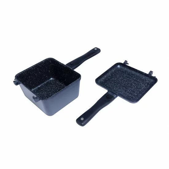 RidgeMonkey Connect Deep Pan & Griddle Standard Granite Edition - Imagen 3