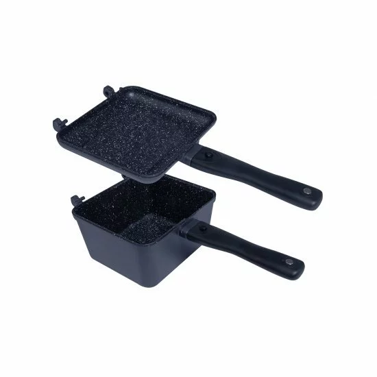 RidgeMonkey Connect Deep Pan & Griddle Standard Granite Edition - Imagen 5