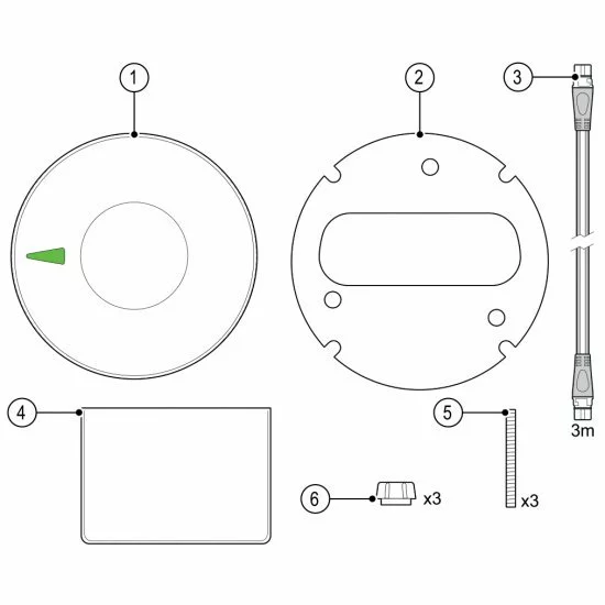 Raymarine Axiom Raystar 150 Sensor GPS Y Base De Montaje - Imagen 3