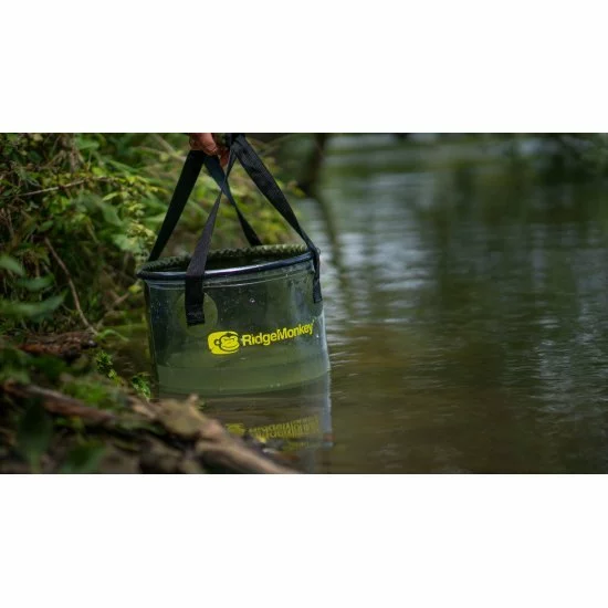 Cubo Plegable RidgeMonkey Perspective De 10 Litros - Imagen 8