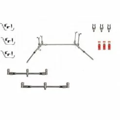 Solar Tackle Solar P1 Compact Worldwide Pod Kit De Platino Ajustable De 3 Varillas