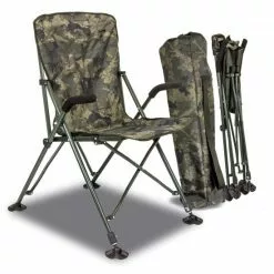 Solar Tackle Sillón Alto Plegable Solar UnderCover Camo