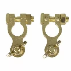 Juego De Abrazaderas De Batería Talamex Con Tuerca De Mariposa