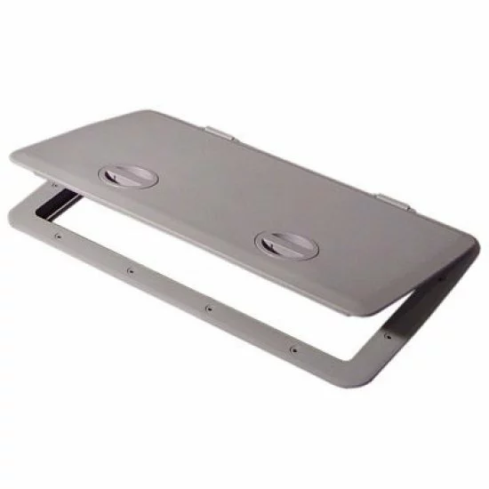 Tempress 13x23 Access Cam Boat Escotillas Sin Cerradura Gris Oscuro Individual