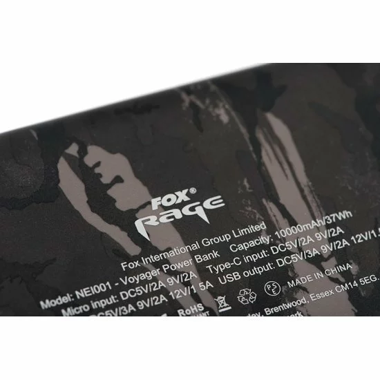 Banco De EnergĂa Fox Rage Voyager Camo 10K Mah - Imagen 6
