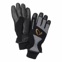 Guante Savage Gear Thermo Pro Gris Negro