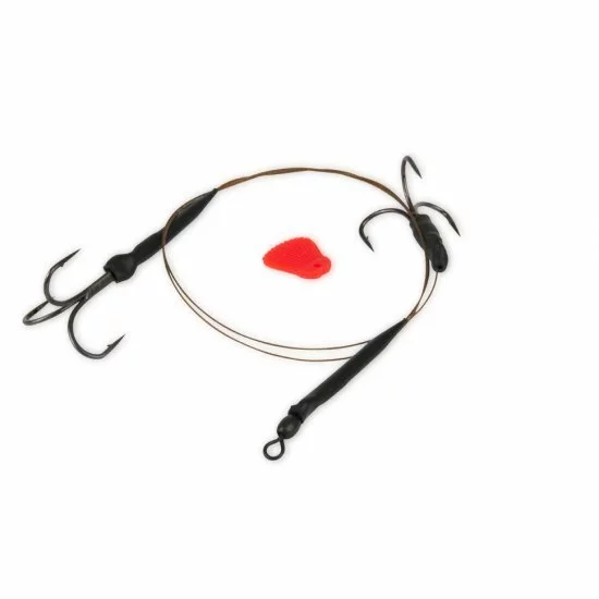 Fox Rage Predator Twin Treble Trace 50cm Talla 8