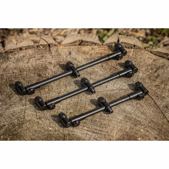 Solar Tackle Solar Black-Lite Pro-Loc Adjustable 2 Rod Buzzer Bar Front - Imagen 2